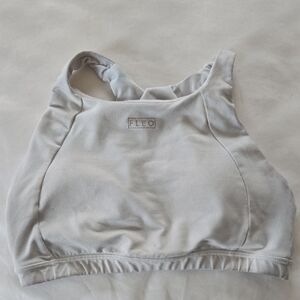 Fleo jordaine Soft Gray Athletic Bra